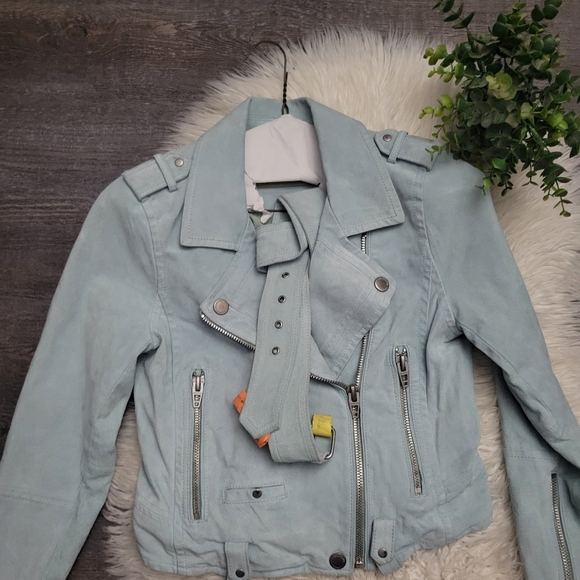 BLANKNYC Morning After Suede Moto Jacket Size Small - Picture 12 of 12